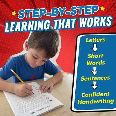 Superhero Handwriting Book
