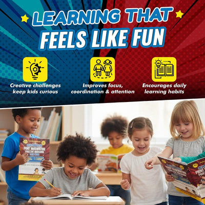 Superhero Handwriting Book
